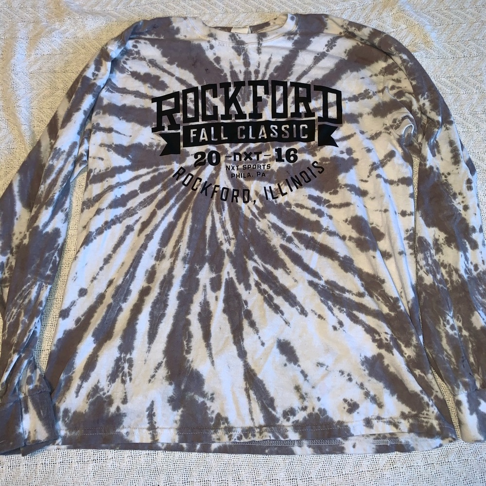 Long sleeved tie dye